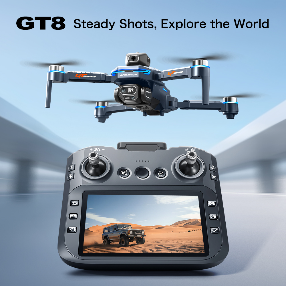 GT8 Max Foldable Drone 8K HD P - Drone Gps Module 评论和价格