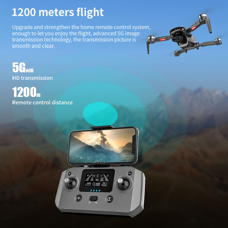 L106 Pro 3 Drone 5G WIFI FPV F - Drone Gimbal 评论和价格