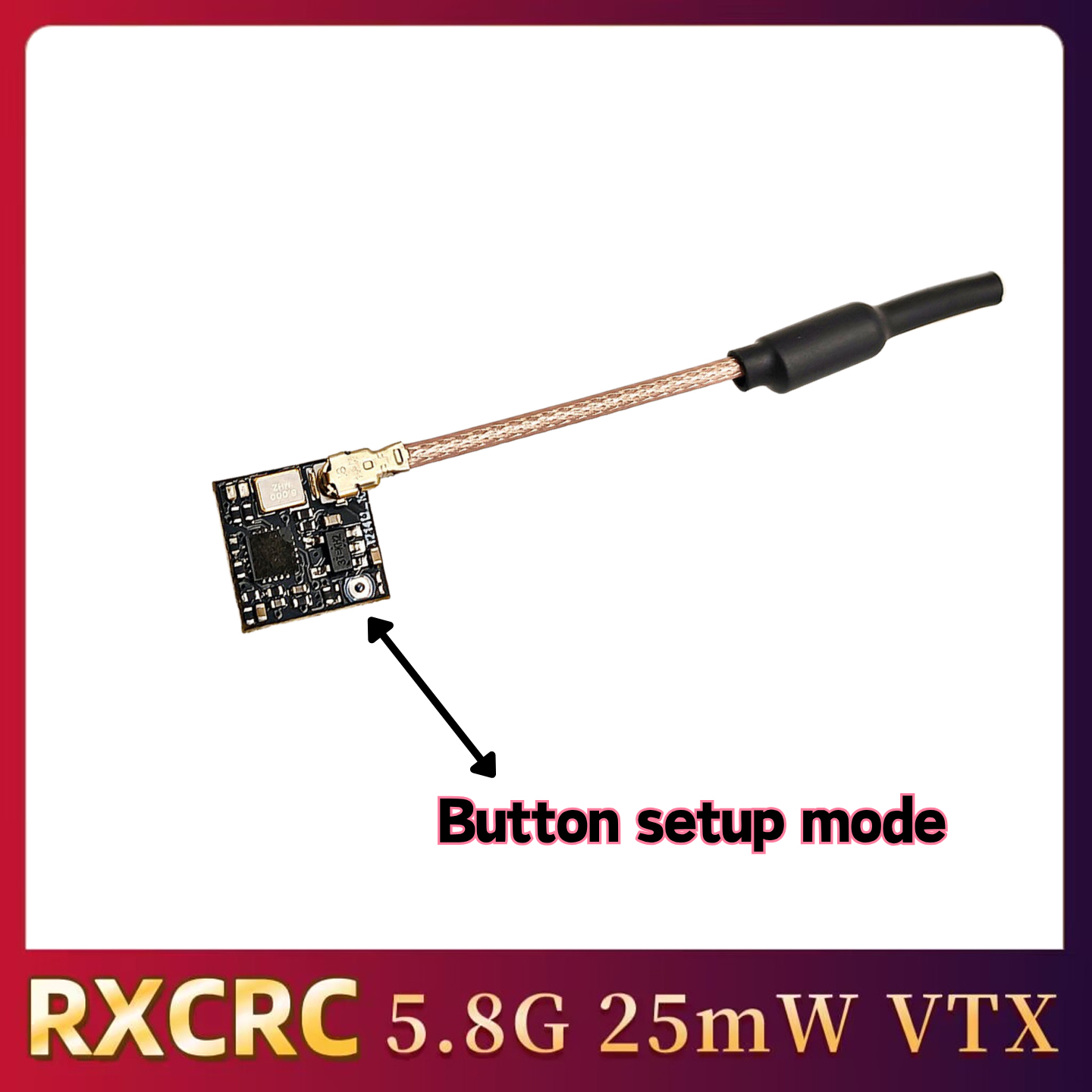 RXCRC 5.8GHz 48CH FPV 25mW Ana - Drone Receiver 评论和价格